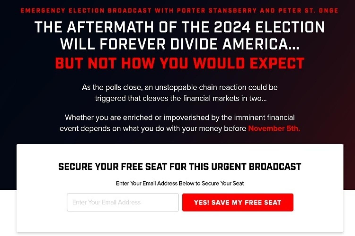 Porter Stansberry’s Breaking Point 2024 Event: The Big Secret on Wall Street Blueprint Revealed (by TradeInvestNow.com)